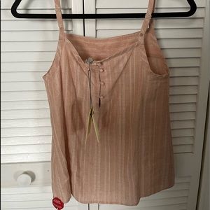 NWT Margret O’Leary Pink blouse tank